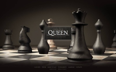 Premium Chess Moto CMS HTML Template Moto CMS HTML-mall #46579