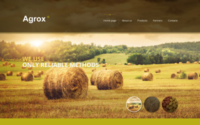 Reszponzív Farm témakörű Weboldal sablon 46511