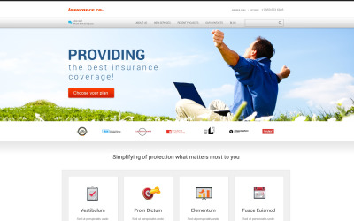 Страхование с преимуществами WordPress Theme