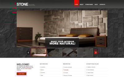 Szablon responsywnej strony podłogowej