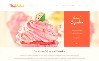 WordPress motiv Cute Sweet Shop