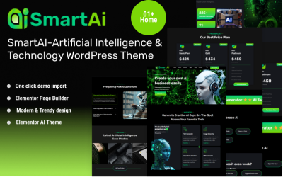 SmartAI-Artificial Intelligence &amp;amp; Technology WordPress Theme