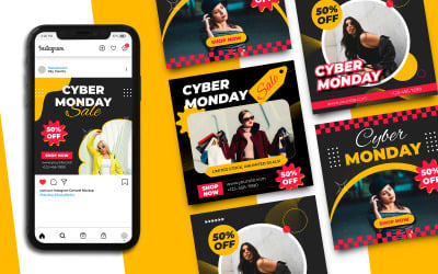 Cyber Monday Instagram Post Template 109