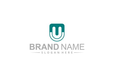 Letter Mu or Um logo design