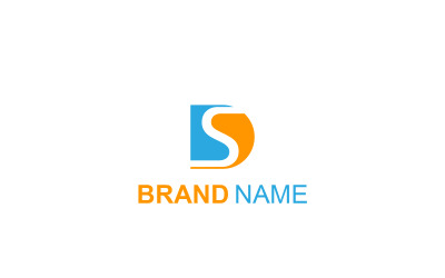 Letter Sd of ds logo sjabloon