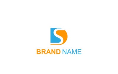 Letter Sd or ds logo template