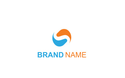 Modern letter S logo design template