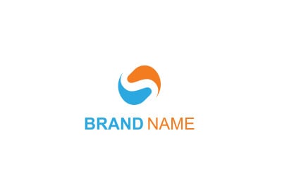 Modern letter S logo template