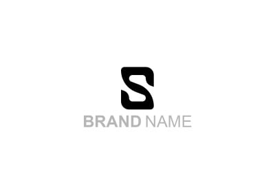 Modern S iconic logo design