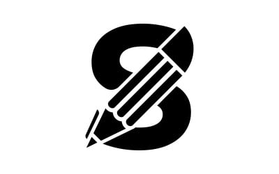 Modern stylish S letter vector art logo design. Educational concept