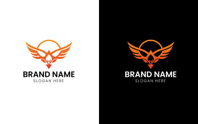 Soar Eagle mascot logo-11-489