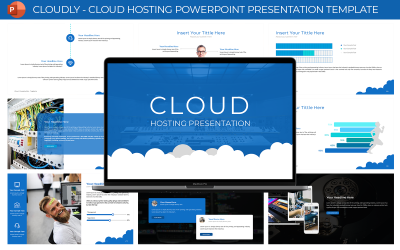 Cloudly - Modello di presentazione per l&amp;#39;hosting cloud