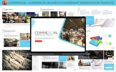 Comercial - Modelo de apresentação de negócios comerciais