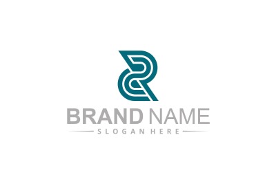 Initial Sr or Rs logo design