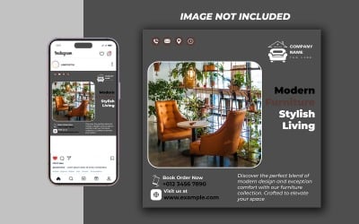 Interior Furniture Social Media Post - Suitable for Multiple Platforms - 015