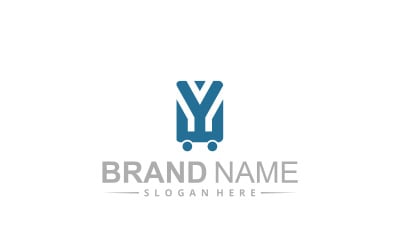 Y cart logo design template