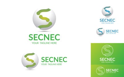 Creative S Letter Logo 3D