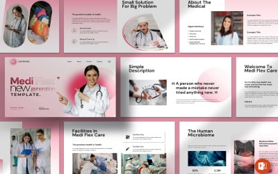 Plantilla de presentación de Medica Flix
