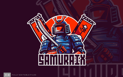 Samuraix esport Logo Templates