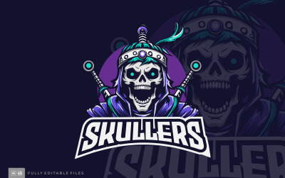 Skull Ninja Logo Templates