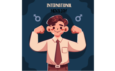 Internationella mansdagen Illustration