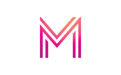 Letter MN logo icon design template elements 11