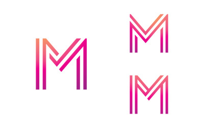 Letter MN logo icon design template elements 13