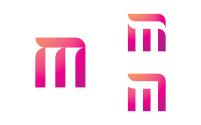Letter MN logo icon design template elements 15