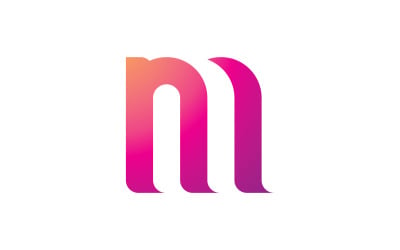 Letter MN logo icon design template elements 1