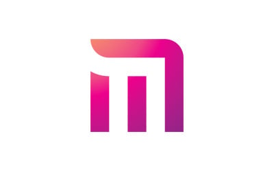 Letter MN logo icon design template elements 5