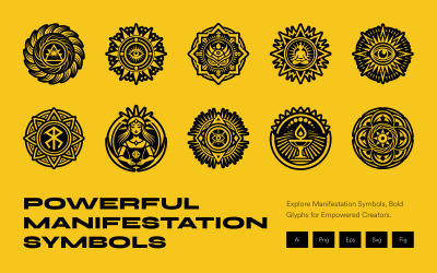 Modern Royal Symbols Icon Set