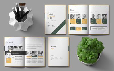 Project Proposal-InDesign Template 24 Pages