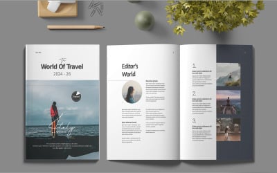 Travel Magazine InDesign Template