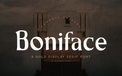 Boniface - Display-Serifenschrift