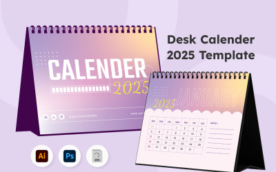 Desk Calendar Template V4