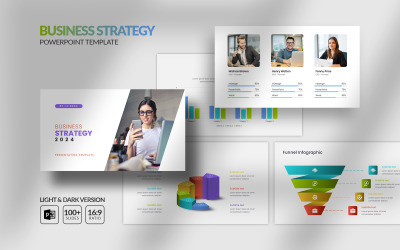 Üzleti stratégia PowerPoint sablon