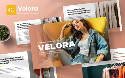 Velora – Moda Szablon Google Slide