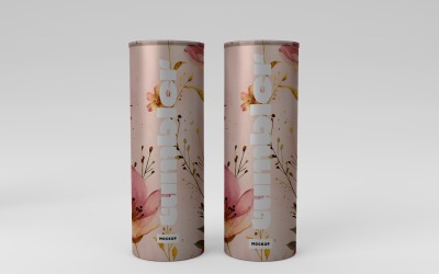 Tumbler Drinking Jar Mockup 06