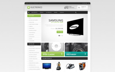 ZenCart šablona s elektronickým obchodem