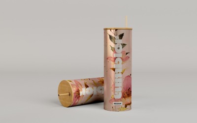 Tumbler Drinking Jar Mockup 16
