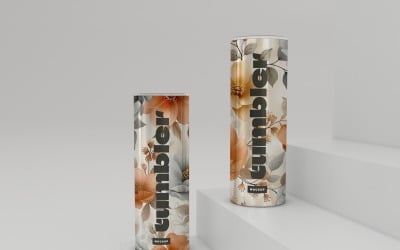 Tumbler Drinking Jar Mockup 18