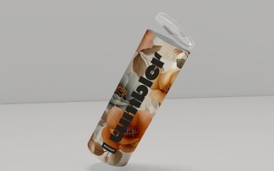 Tumbler Drinking Jar Mockup 23