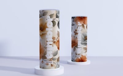 Tumbler Drinking Jar Mockup 31