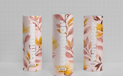 Tumbler Drinking Jar Mockup 35