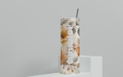 Tumbler Drinking Jar Mockup 37