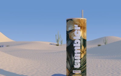 Tumbler Drinking Jar Mockup 69