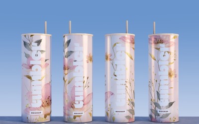 Tumbler Drinking Jar Mockup 72