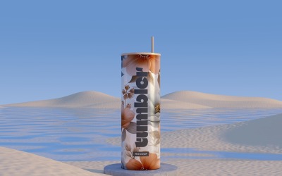 Tumbler Drinking Jar Mockup 73