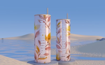 Tumbler Drinking Jar Mockup 74