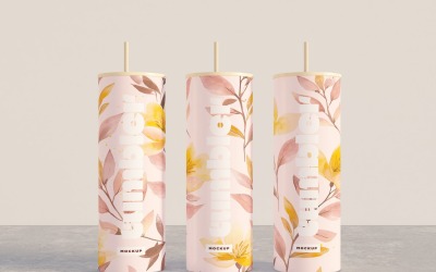 Tumbler Drinking Jar Mockup 78